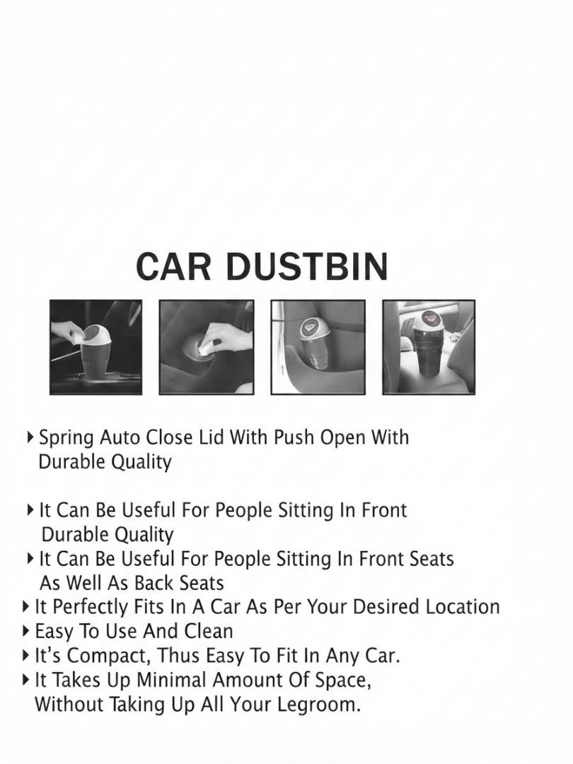 CAR DUSTBIN 