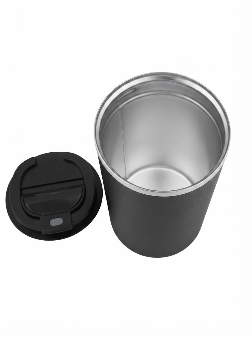 Coffee cup with temperature 